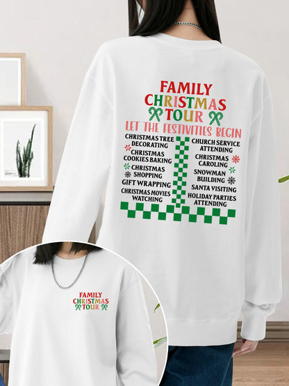 Family Christmas Tour Shirt - Relaxed Fit, Full Size