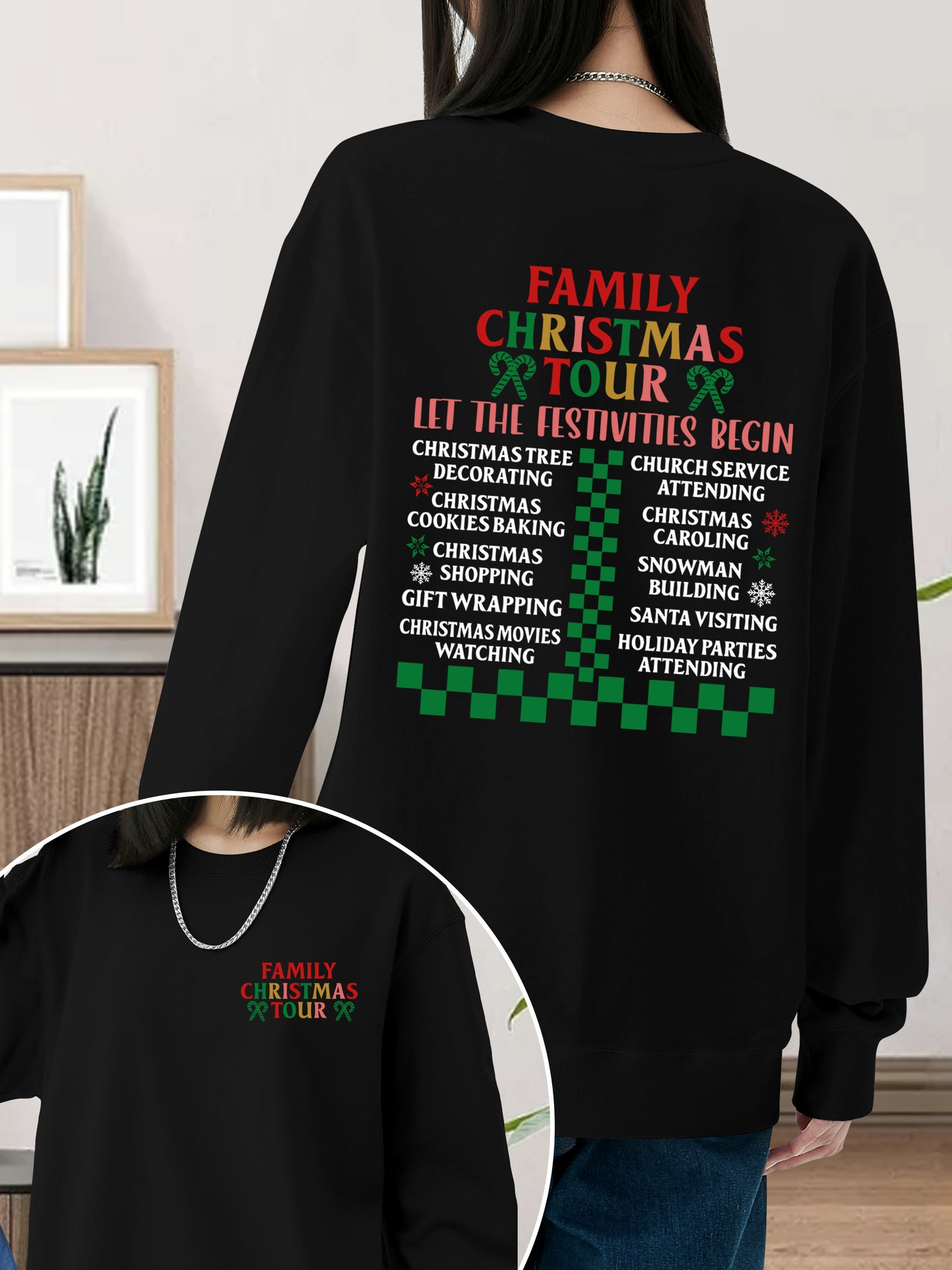 Family Christmas Tour Shirt - Relaxed Fit, Full Size