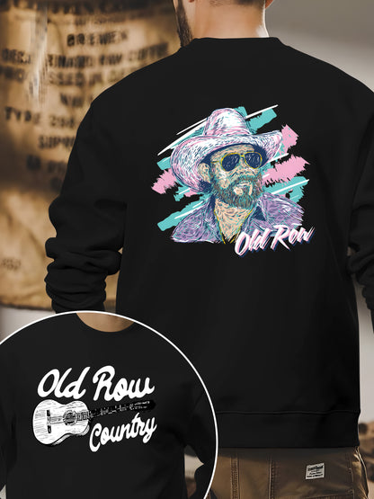 Vintage Hank Williams Jr X Old Row Outdoors 80s Shirt - Relaxed Fit, Full Size