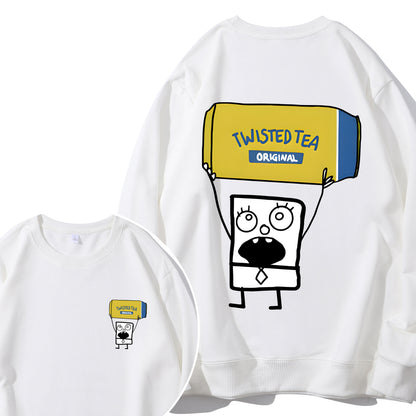 Doodlebob Twisted Tea Essential 2 Sided Shirt - Relaxed Fit, Full Size