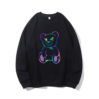 Cartoon Bear Shirt - Relaxed Fit, Full Size