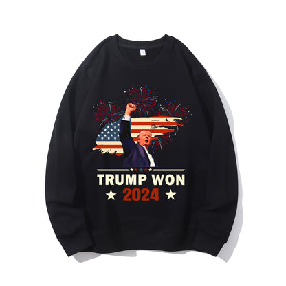 Trump Won 2024 President 47th Of White House Donald Trump Shirt - Relaxed Fit, Full Size