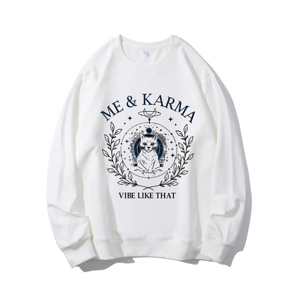 Me & Karma Cat Shirt - Relaxed Fit, Full Size