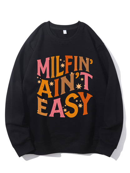 Milfi-' Ain't Easy Shirt - Relaxed Fit, Full Size