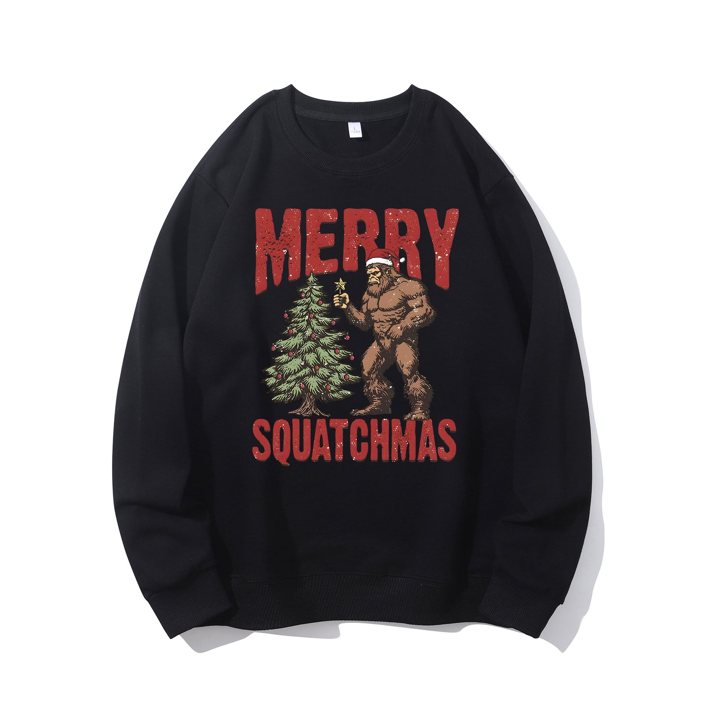 Funny Bigfoot Christmas Shirt - Relaxed Fit, Full Size