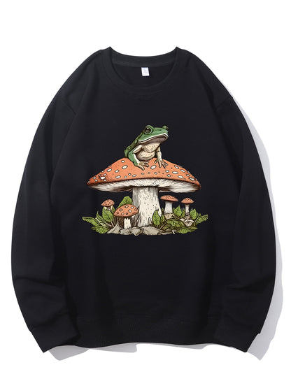 Frog & Mushroom Shirt - Relaxed Fit, Full Size