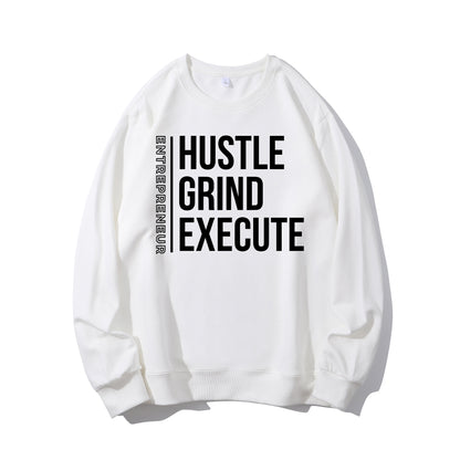 Hustle,Grind,Execute Shirt - Relaxed Fit, Full Size