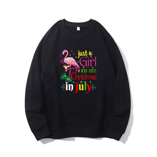 Just A Girl Who Loves Christmas In July Shirt - Relaxed Fit, Full Size