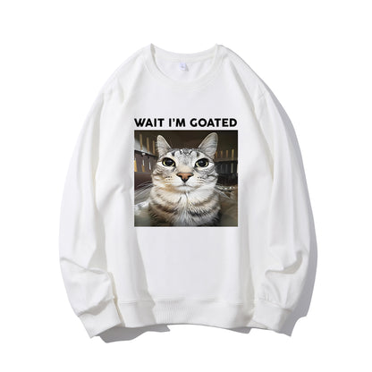 WAIT I'M GOATED Shirt - Relaxed Fit, Full Size