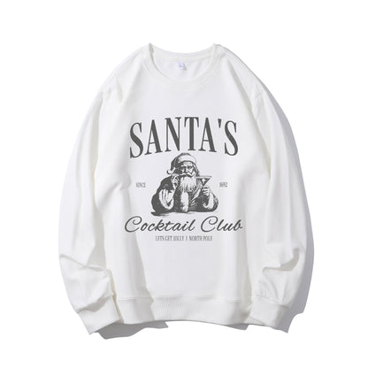 Santas Cocktail Club Christmas Shirt - Relaxed Fit, Full Size