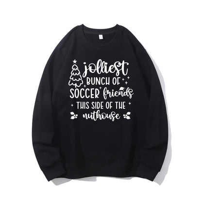 Family Christmas . Funny Xmas Soccer Squad Shirt - Relaxed Fit, Full Size