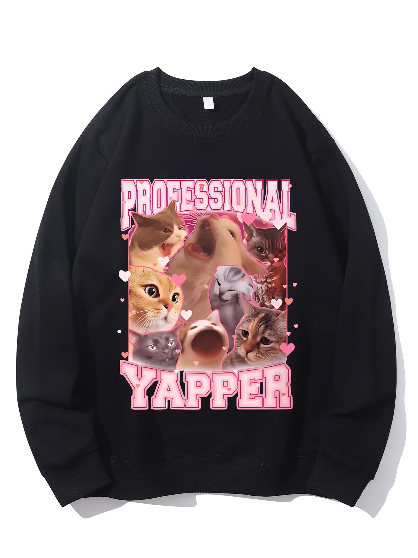 Professional Yapper Cats Meme Shirt - Relaxed Fit, Full Size