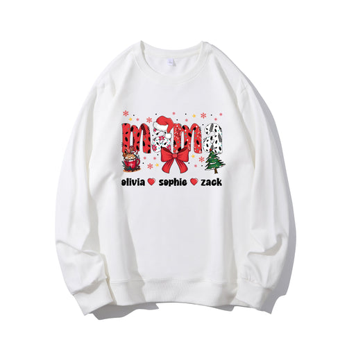 Personalized Mama Christmas  Shirt - Relaxed Fit, Full Size