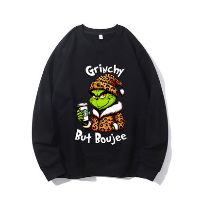 Grinchy but Boujee Christmas Shirt - Relaxed Fit, Full Size