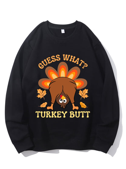 Thanksgiving Turkey Butt Shirt - Relaxed Fit, Full Size