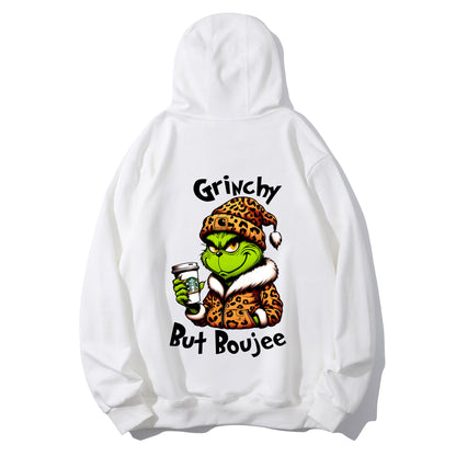 Grinchy but Boujee Christmas Shirt - Relaxed Fit, Full Size