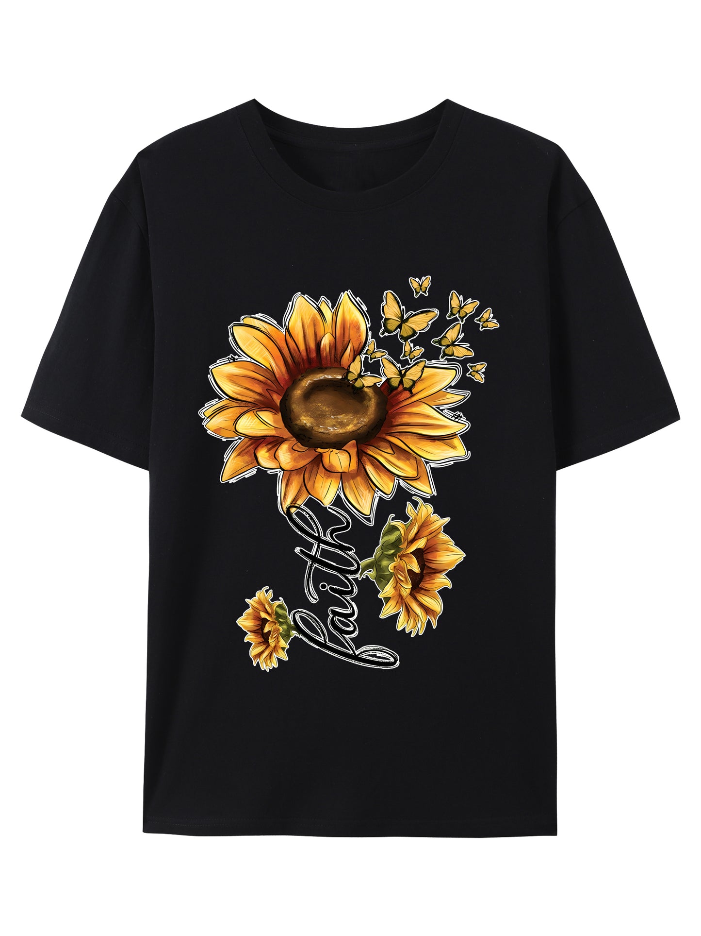 Faith Sunflower Shirt - Relaxed Fit, Full Size