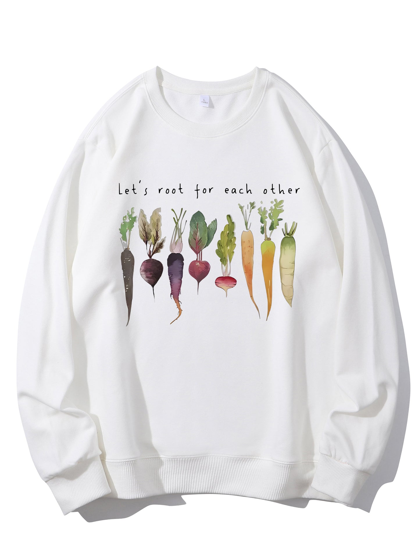 Vegetable & Letter Shirt - Relaxed Fit, Full Size