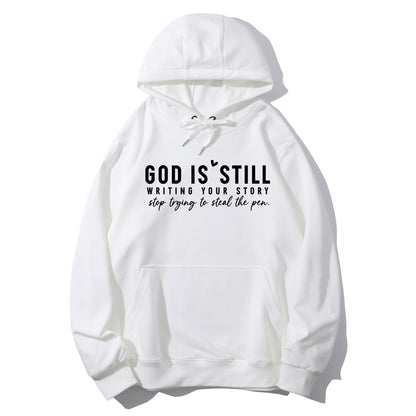 GOD IS STILL WRITING YOUR STORY Shirt - Relaxed Fit, Full Size