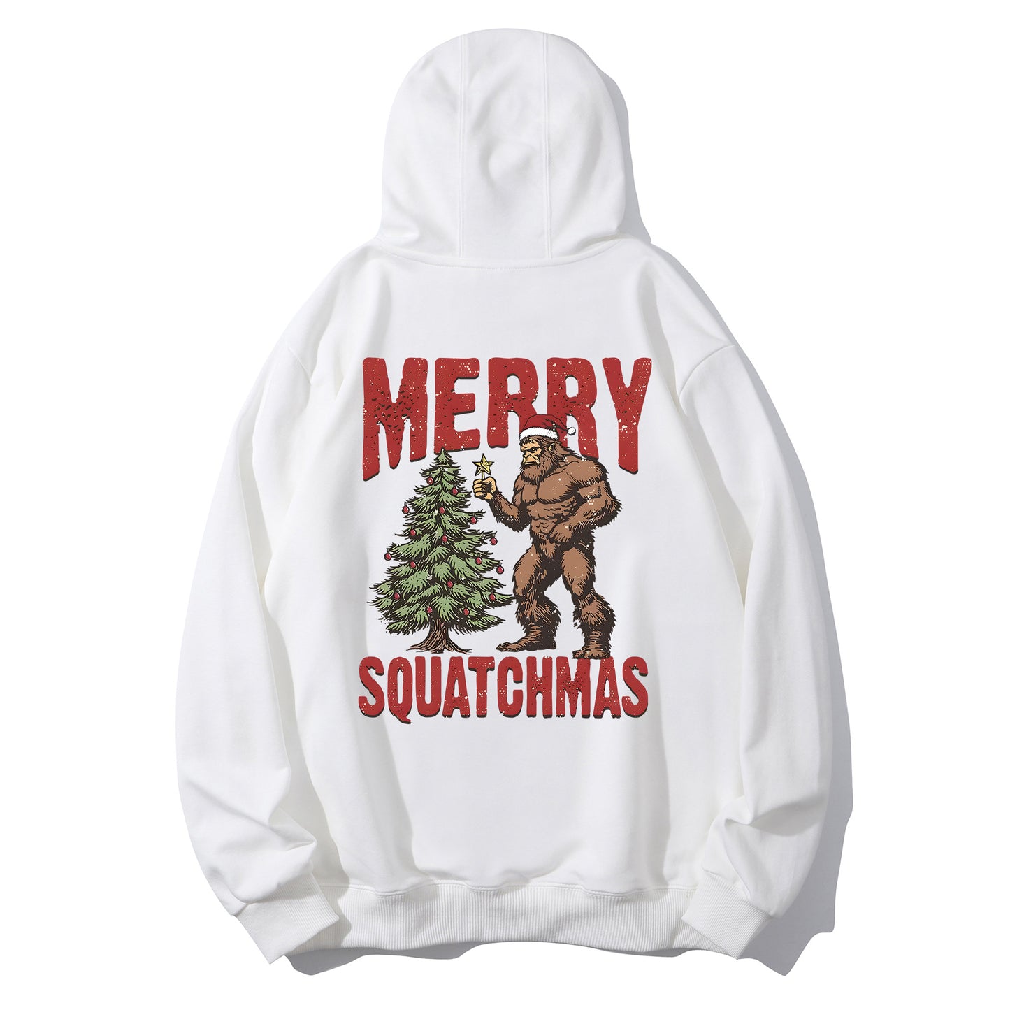 Funny Bigfoot Christmas Shirt - Relaxed Fit, Full Size