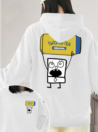 Doodlebob Twisted Tea Essential 2 Sided Shirt - Relaxed Fit, Full Size