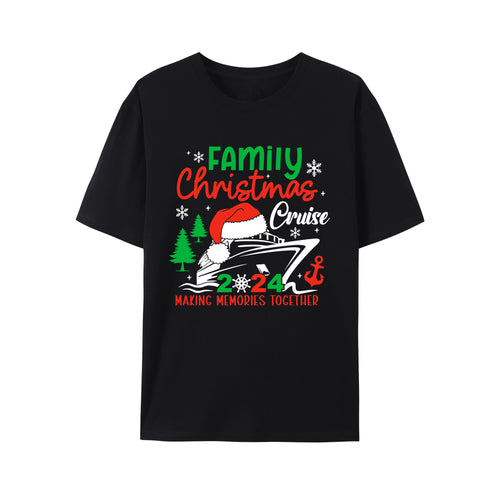 Family Christmas Cruise 2024 Shirt - Relaxed Fit, Full Size