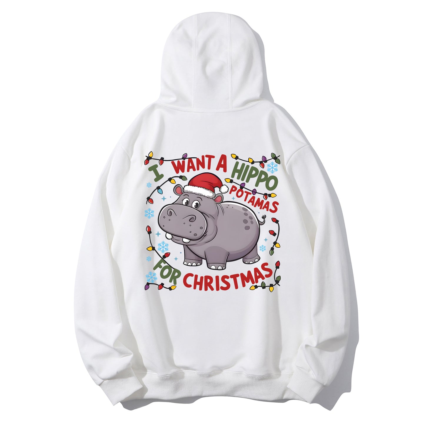 Cute A Hippopotamus For Christmas Shirt - Relaxed Fit, Full Size