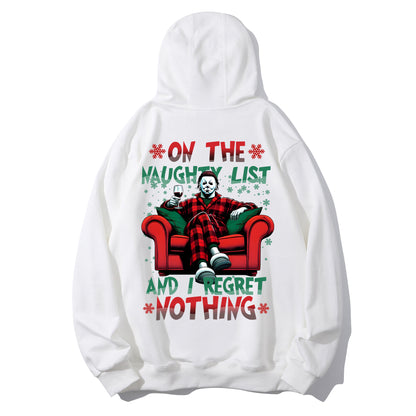 On The Naughty List And We Regret Nothing Shirt - Relaxed Fit, Full Size