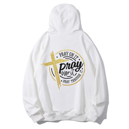 Pray with Cross Shirt - Relaxed Fit, Full Size