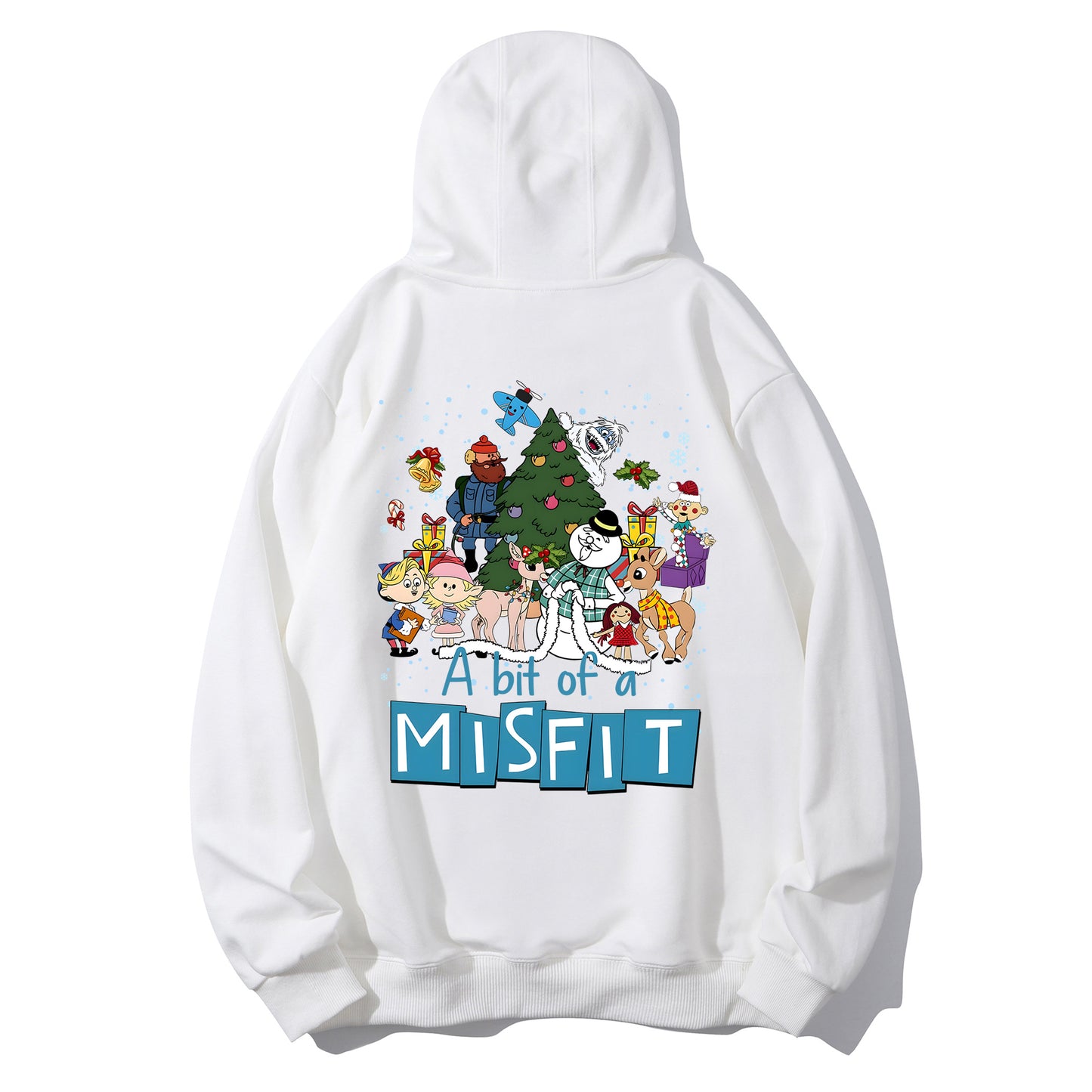 A Bit Of Misfit Rud0Iph The Red N0sed Reindeer Christmas Shirt - Relaxed Fit, Full Size