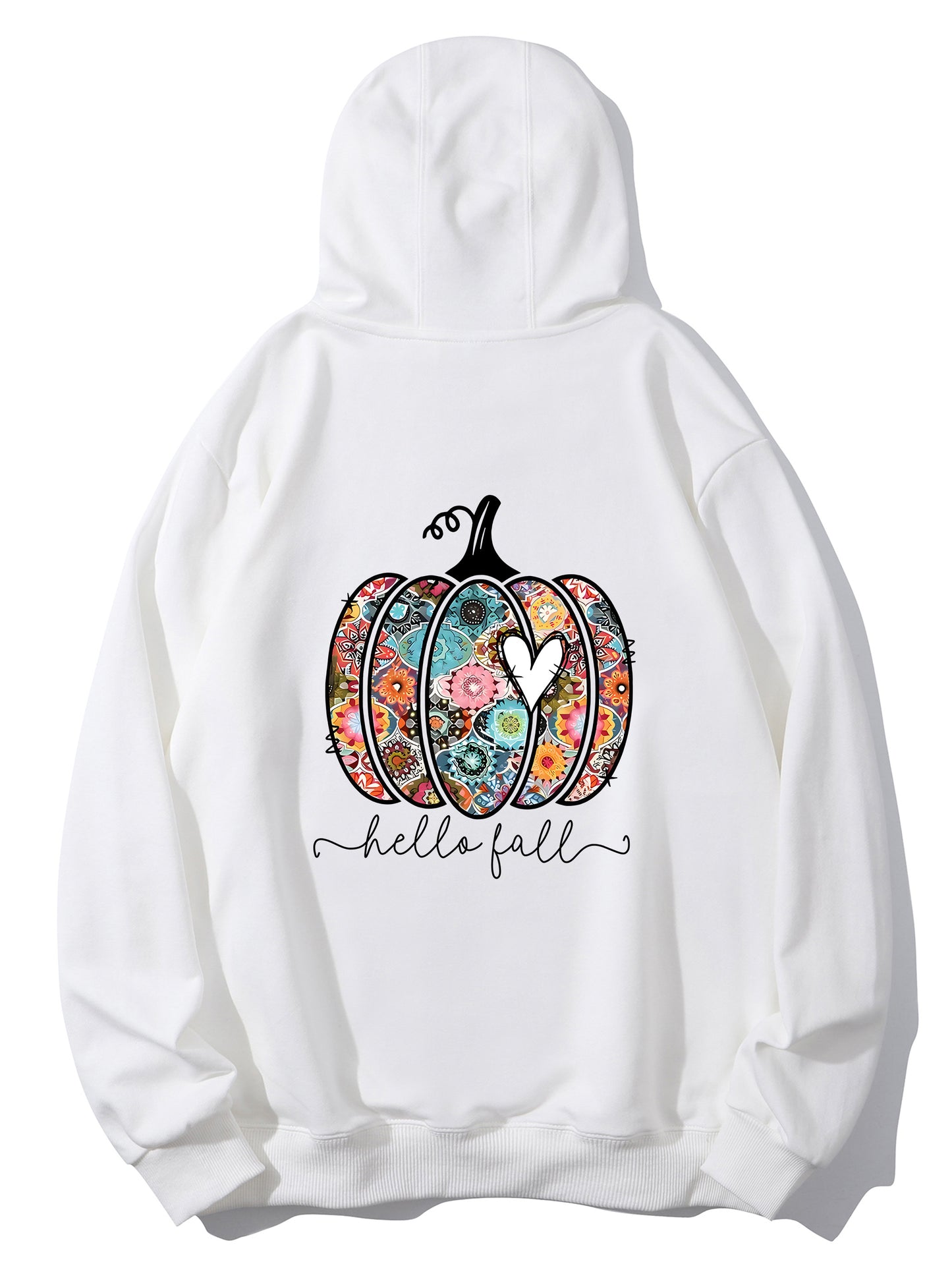 Halloween Skeleton & Letter Shirt - Relaxed Fit, Full Size