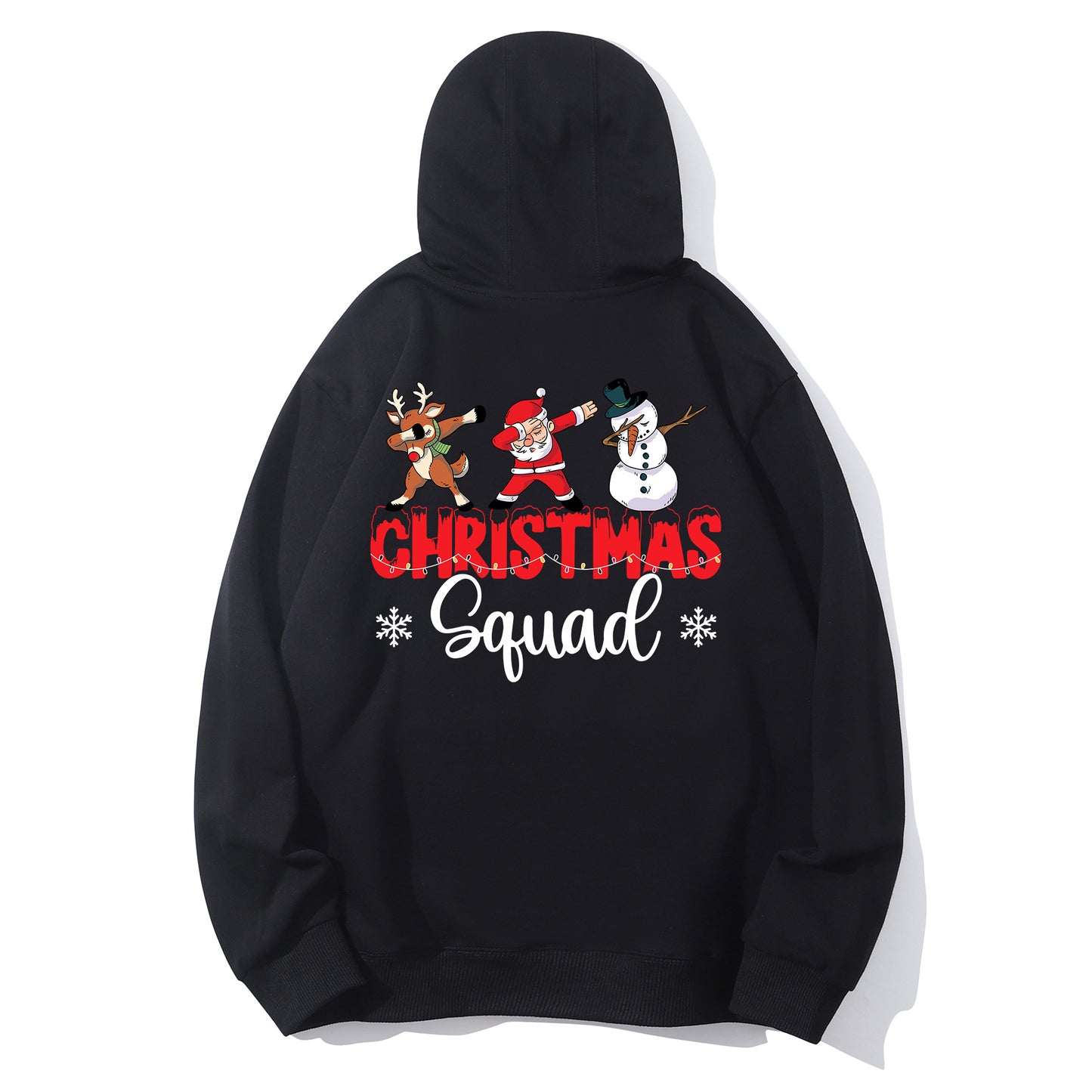 Xmas Reindeer Santa Hat Shirt - Relaxed Fit, Full Size