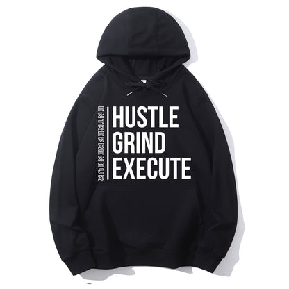 Hustle,Grind,Execute Shirt - Relaxed Fit, Full Size