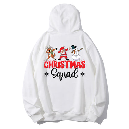 Xmas Reindeer Santa Hat Shirt - Relaxed Fit, Full Size