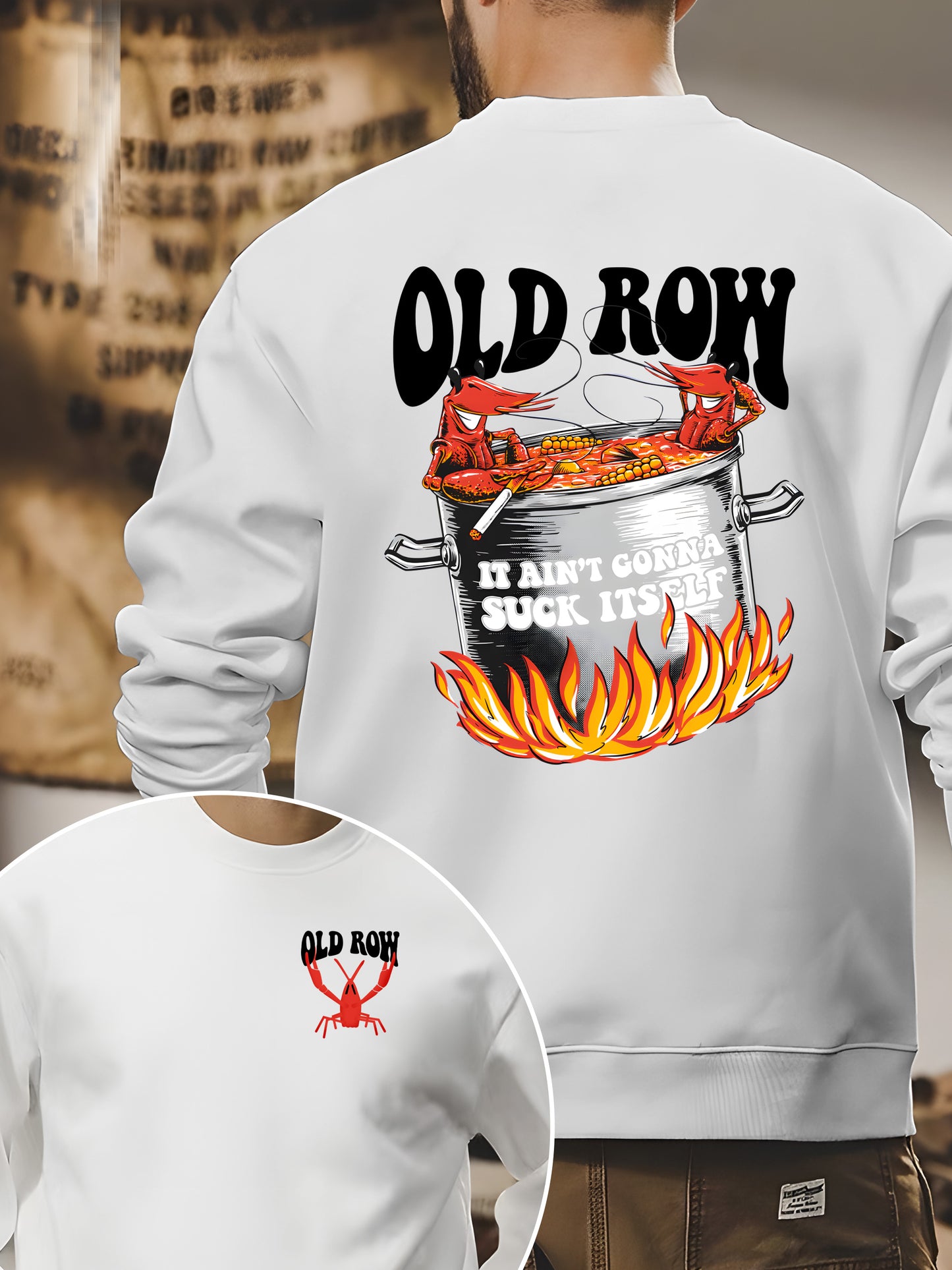 Old Row The Crawfish Boil Pocket Shirt - Relaxed Fit, Full Size