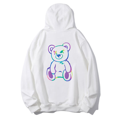 Cartoon Bear Shirt - Relaxed Fit, Full Size