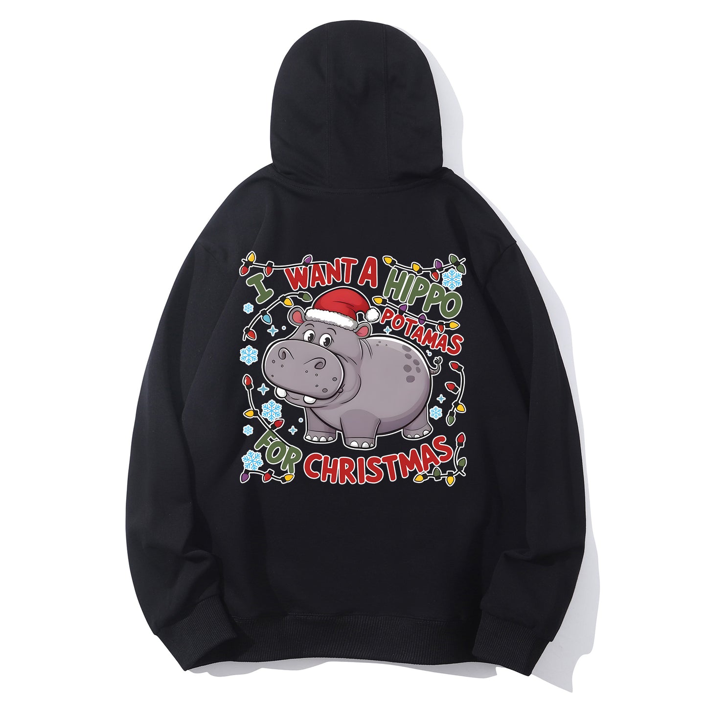 Cute A Hippopotamus For Christmas Shirt - Relaxed Fit, Full Size