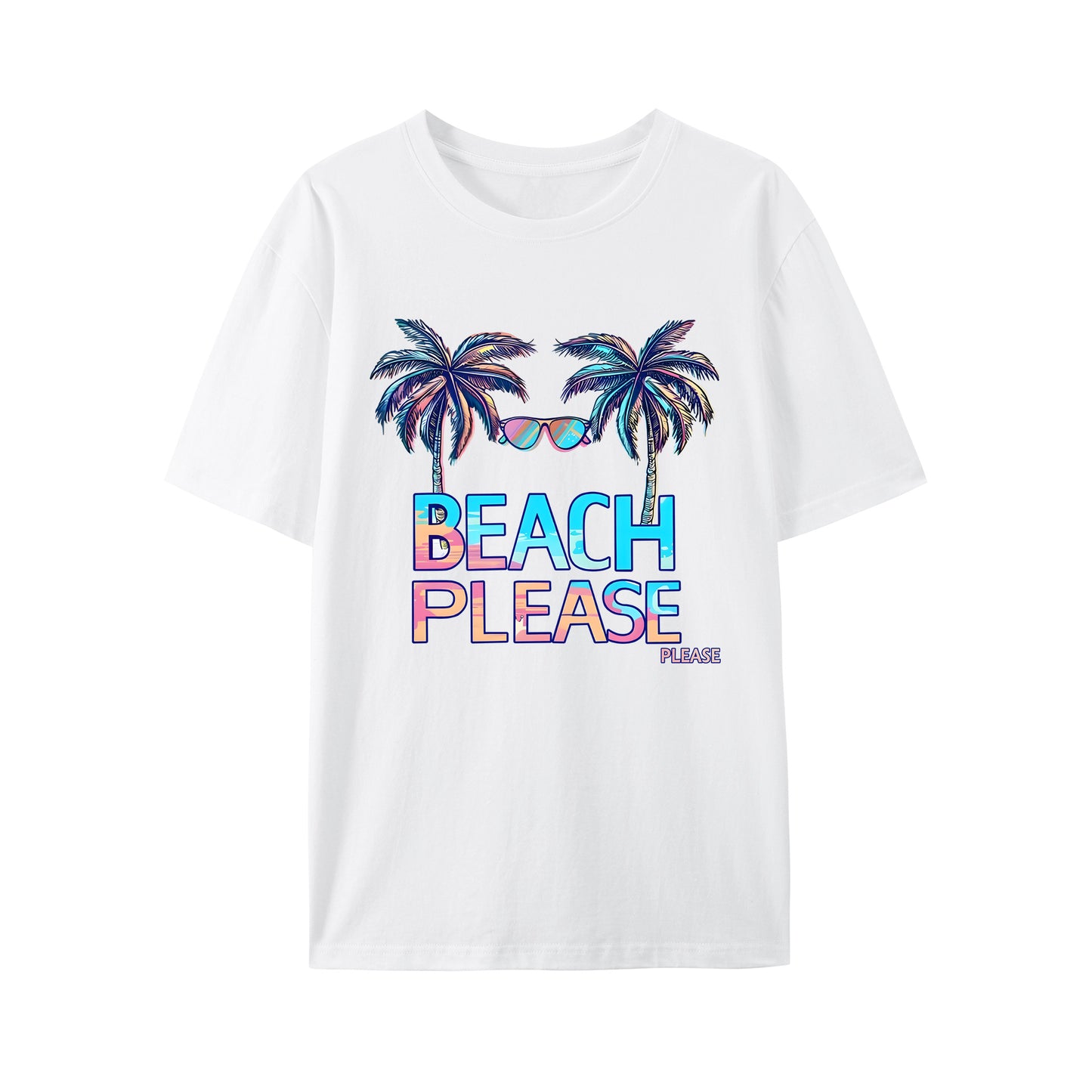 Lightweight Beach Tree Shirt - Relaxed Fit, Full Size