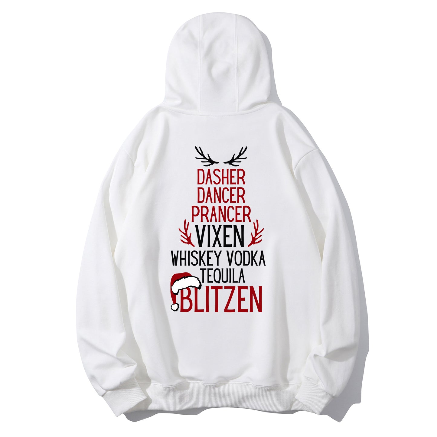 Dasher Dancer Prancer Vixen Moscato Vodka Tequila Blitzen Shirt - Relaxed Fit, Full Size