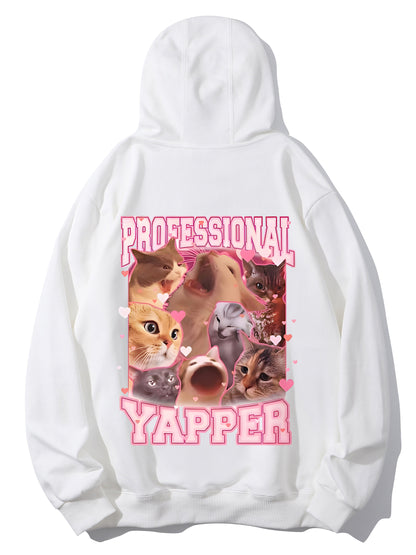 Professional Yapper Cats Meme Shirt - Relaxed Fit, Full Size