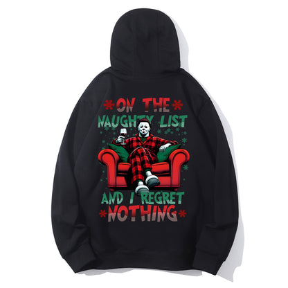 On The Naughty List And We Regret Nothing Shirt - Relaxed Fit, Full Size