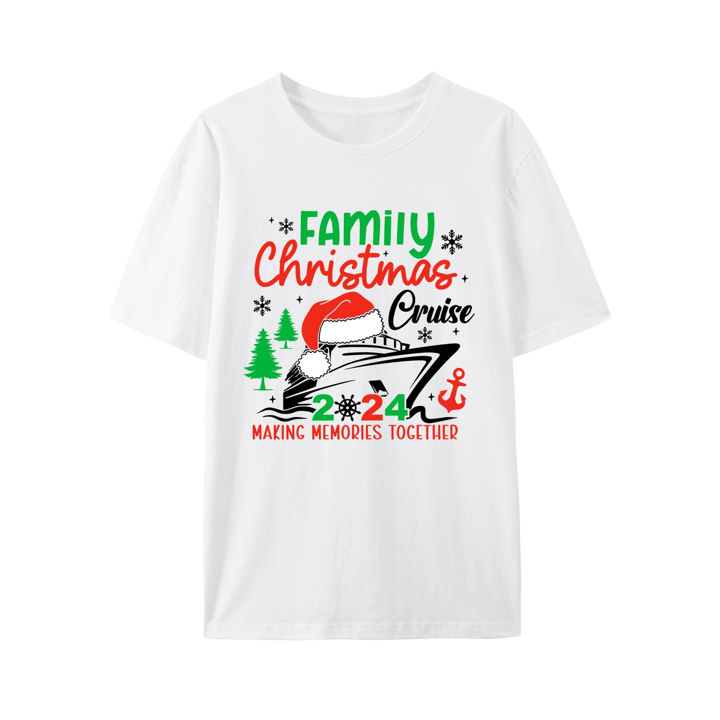 Family Christmas Cruise 2024 Shirt - Relaxed Fit, Full Size