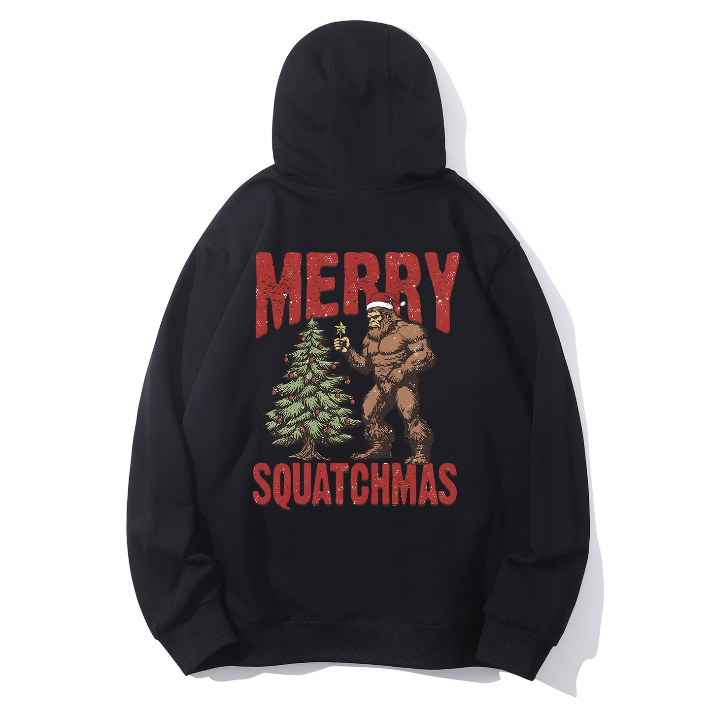 Funny Bigfoot Christmas Shirt - Relaxed Fit, Full Size