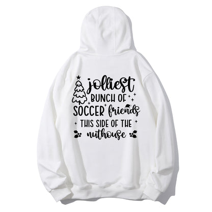 Family Christmas . Funny Xmas Soccer Squad Shirt - Relaxed Fit, Full Size