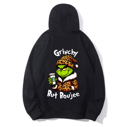 Grinchy but Boujee Christmas Shirt - Relaxed Fit, Full Size