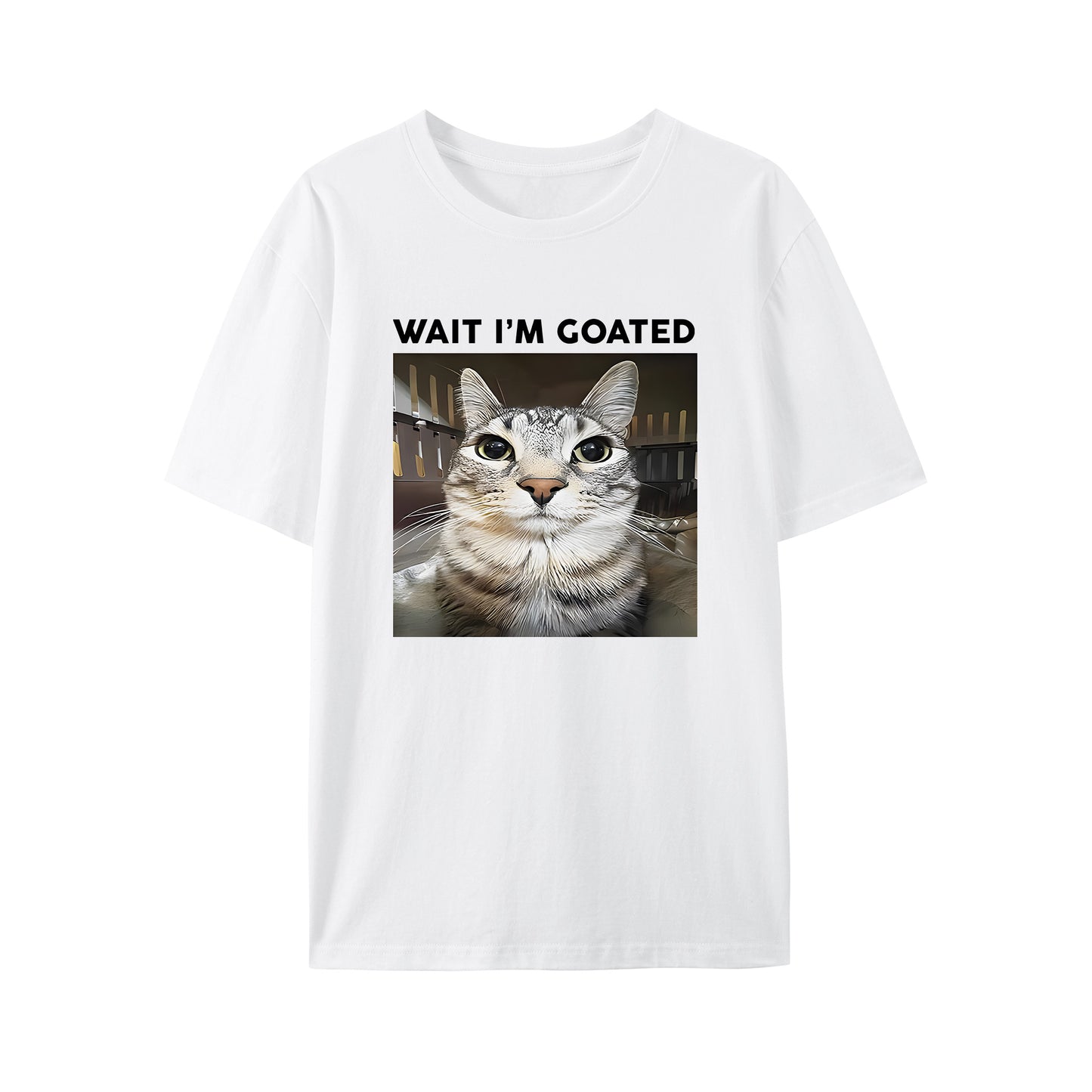 WAIT I'M GOATED Shirt - Relaxed Fit, Full Size