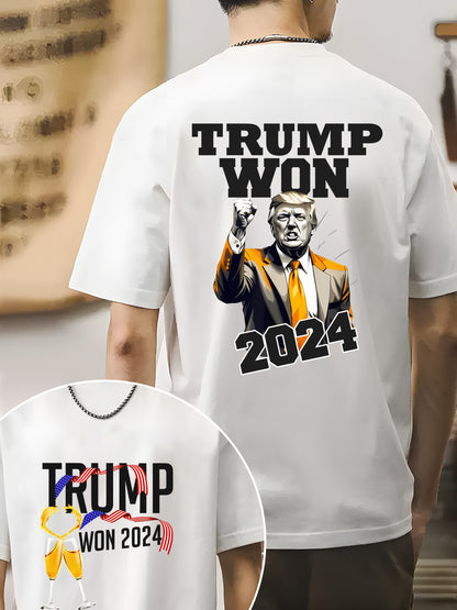 Trump Won 2024 shirt, Election daytee, Trump Won Again shirt, MAGAtee, After Election unisex Shirt - Relaxed Fit, Full Size