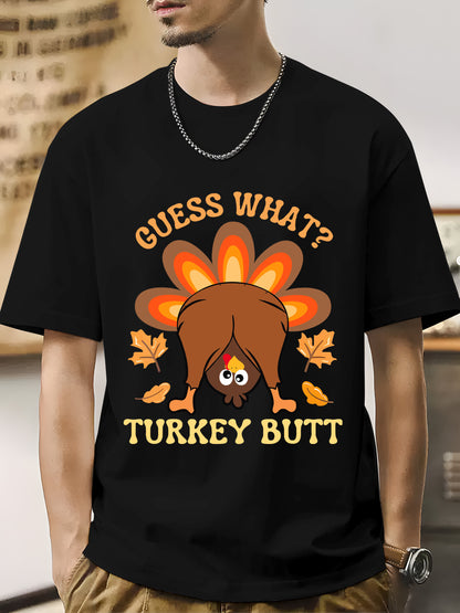 Thanksgiving Turkey Butt Shirt - Relaxed Fit, Full Size