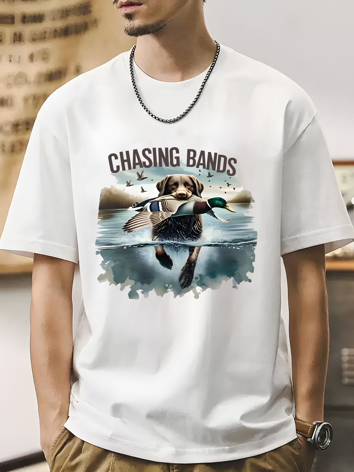 Chasing Band Duck Hunting Shirt - Relaxed Fit, Full Size