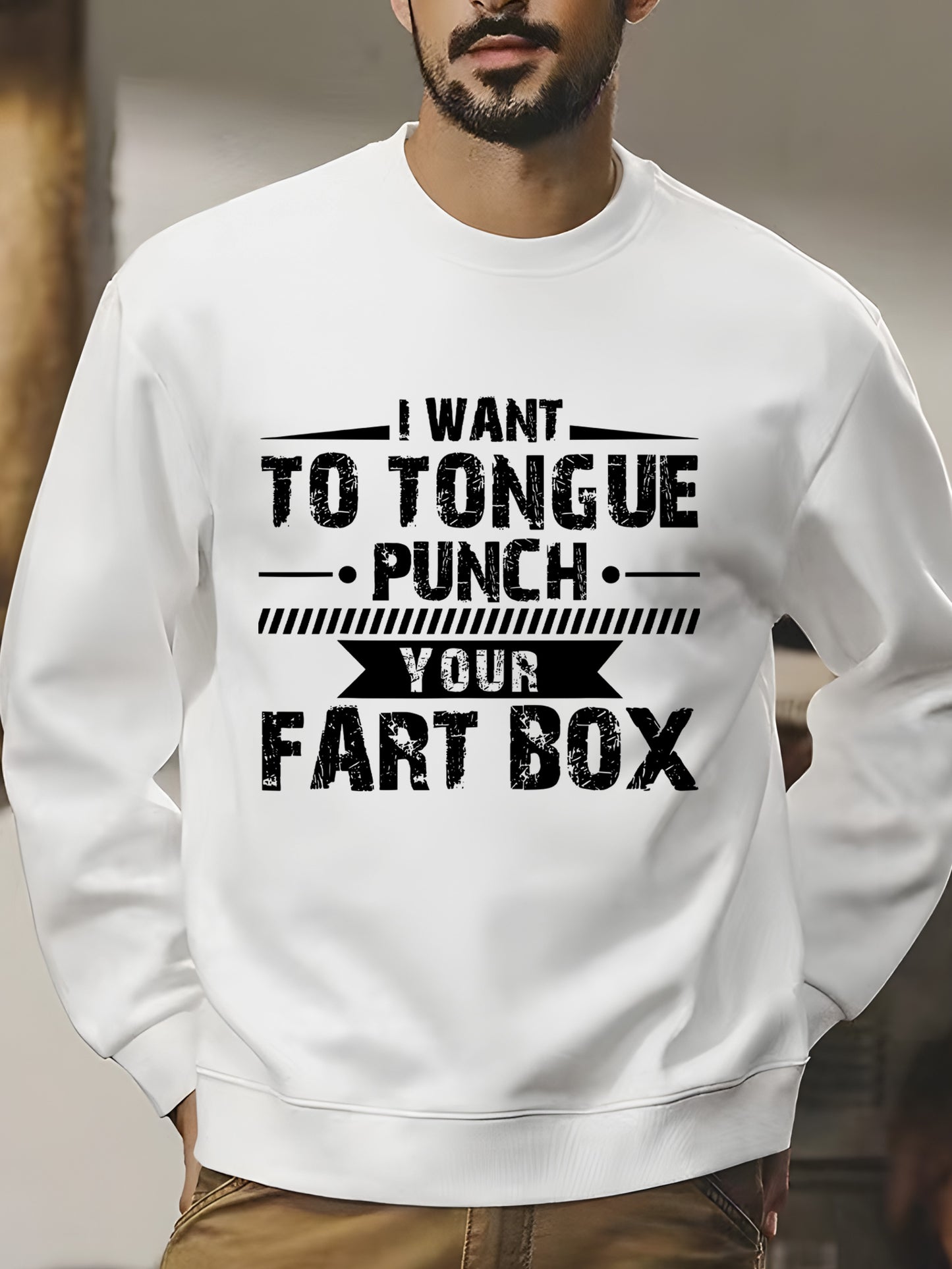 I WANT TO TONGUE PUNCH Shirt - Relaxed Fit, Full Size